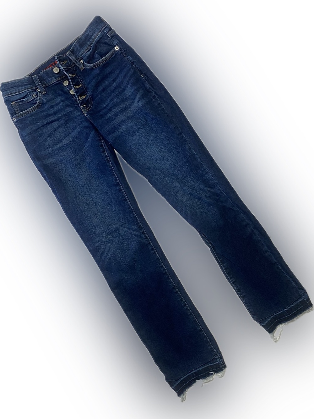 Lucky Brand Dark Indigo Straight Leg Jeans